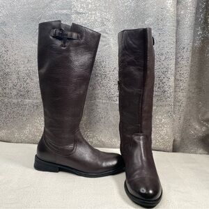 St. John’s Bay Brown Leather Knee-High Boots